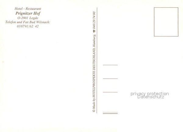 Legde Hotel Prignitzer Hof – Bild 2