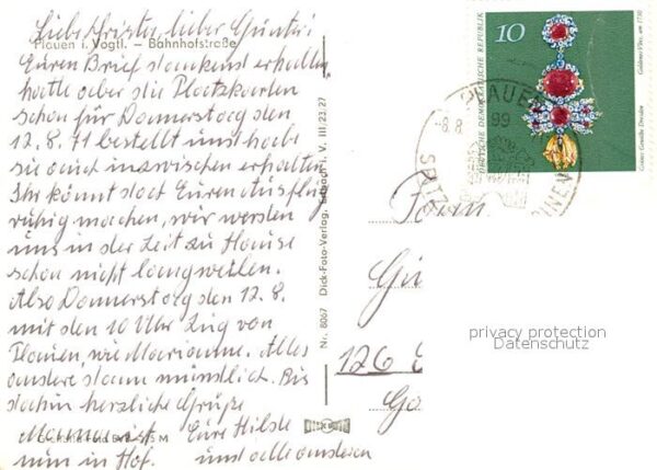 Plauen Vogtland Bahnhofstrasse – Bild 2