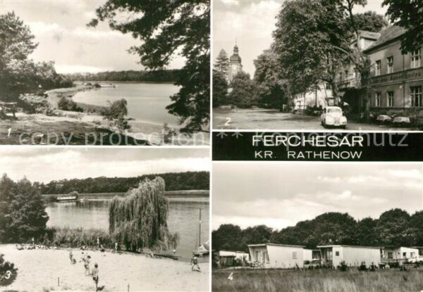 Ferchesar Gasthaus Perle des Havellandes Bungalowsiedlung Dranseeschlucht