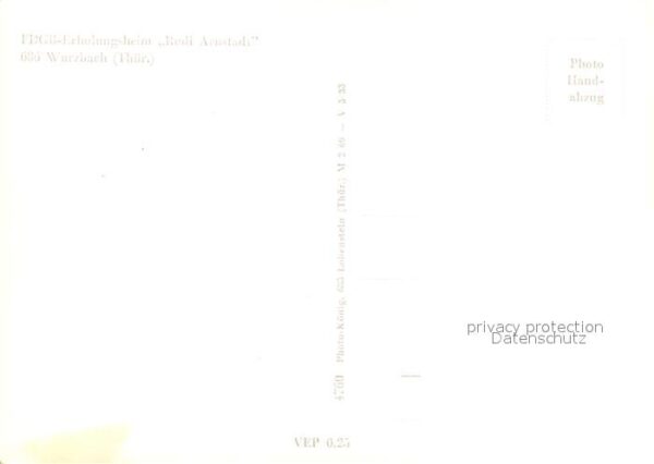 Wurzbach Erholungsheim Rudi Arnstadt – Bild 2