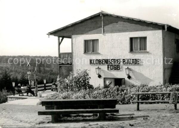 Friedrichsbrunn Harz Klobenberg-Baude FDGB