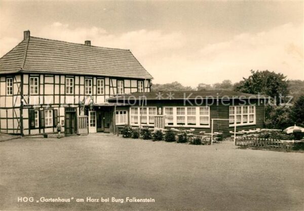 Falkenstein Harz HOG Gartenhaus