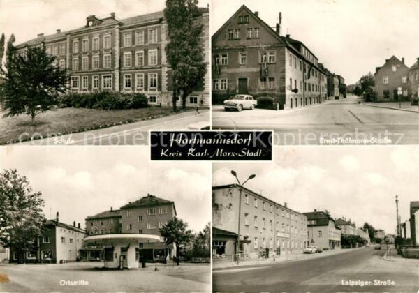 Hartmannsdorf Chemnitz Ernst-Thaelmann-Strasse Leipziger Strasse Mitte
