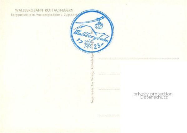 Rottach-Egern Berggaststaette Wallbergkapelle Zugspitze – Bild 2