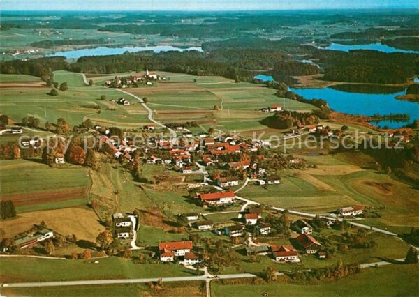 Hemhof Oberbayern Fliegeraufnahme Seenplatte