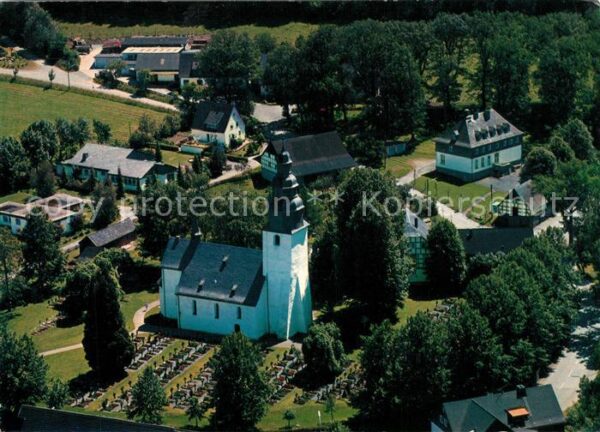 Wormbach Schmallenberg Fliegeraufnahme St. Peter und Paul.