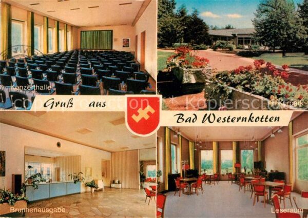 Bad Westernkotten Kurpark Kurhaus Brunnenausgabe