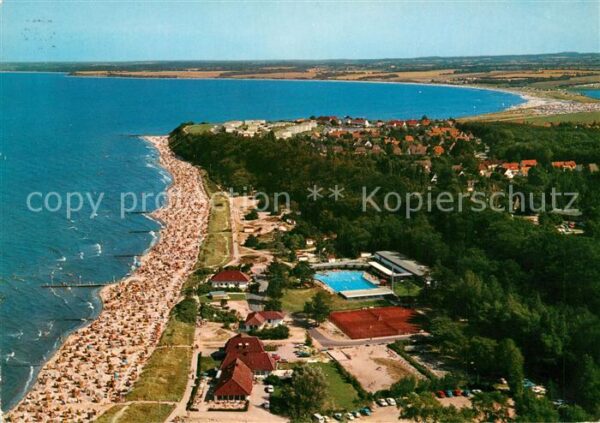 Hohwacht Ostseebad Fliegeraufnahme