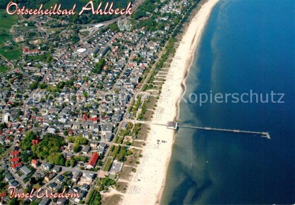 Ahlbeck Ostseebad Fliegeraufnahme