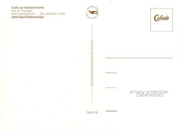 Bad Rothenfelde Cafe zur Klostermuehle – Bild 2
