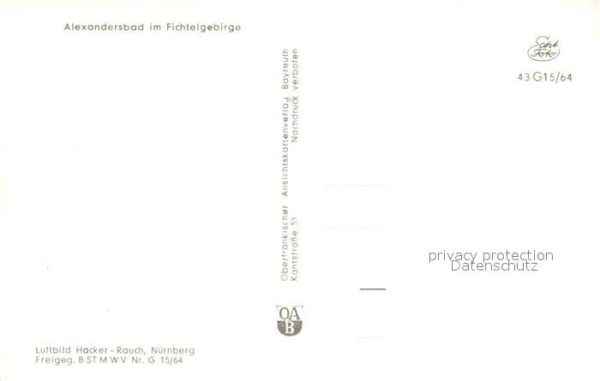 Bad Alexandersbad Fliegeraufnahme – Bild 2