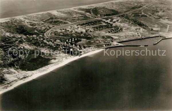 Hoernum Sylt Hafen Fliegeraufnahme