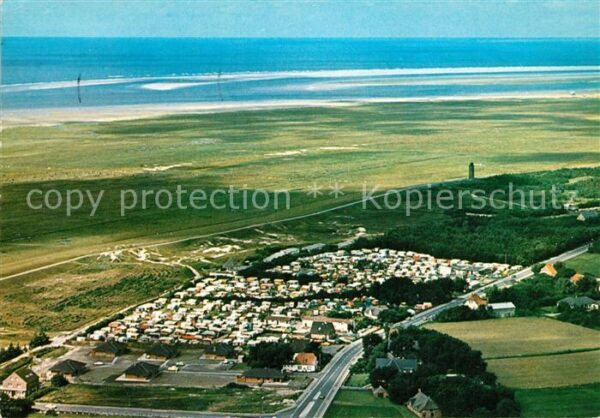 St Peter-Ording Fliegeraufnahme Campingplaetze Boehl