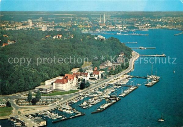 Duesternbrook Hindenburgerufer Kieler-Yacht-Club Sporthafen Fliegeraufnahme