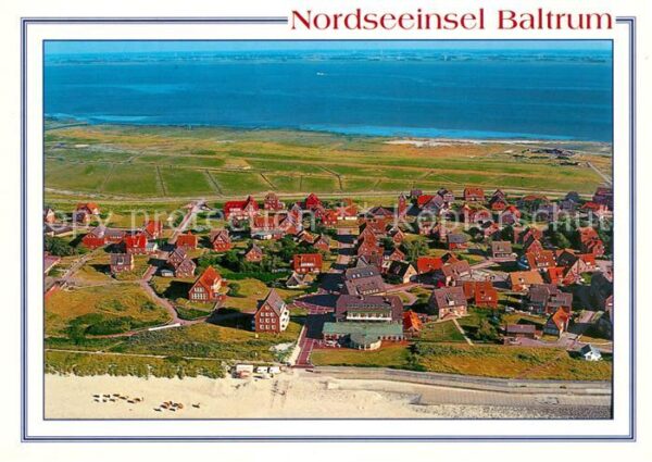 Baltrum Nordseebad Fliegeraufnahme