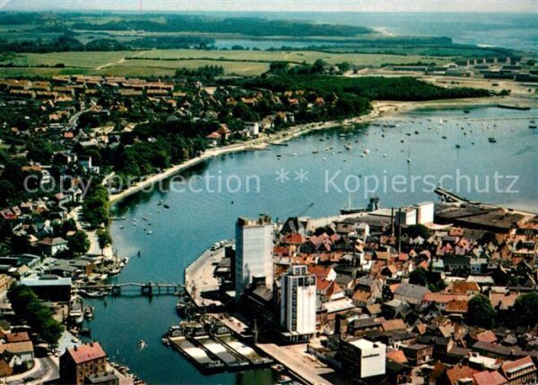 Eckernfoerde Fliegeraufnahme