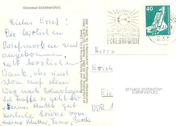 Eckernfoerde Fliegeraufnahme – Bild 2