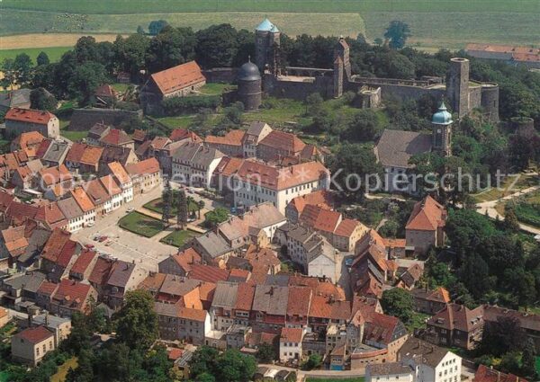 Stolpen Burg Stolpen Fliegeraufnahme