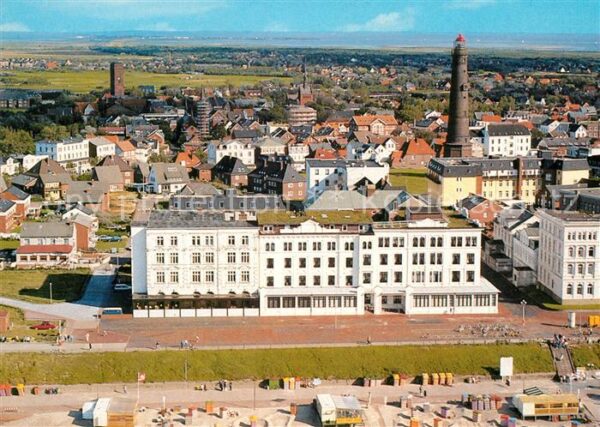 Borkum Familienferienstaette Viktoria Fliegeraufnahme
