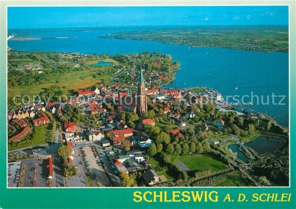 Schleswig Schlei Fliegeraufnahme Dom