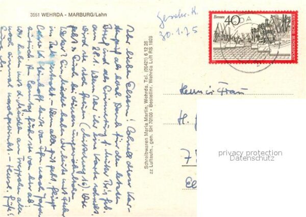 Wehrda Marburg Lahn Fliegeraufnahme – Bild 2