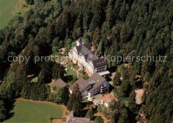Villingen-Schwenningen Erholungsheim Tannenhoehe Fliegeraufnahme