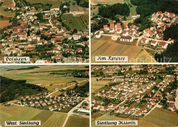 Grub Forst Fliegeraufnahme Am Renner West und Haarth Siedlung