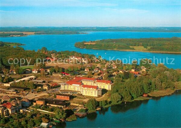 Malchow Reha-Klinik Fleesensee Fliegeraufnahme