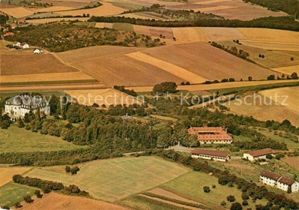 Wetzhausen Fliegeraufnahme Schloss Craheim Haus der Stille Franziskushof