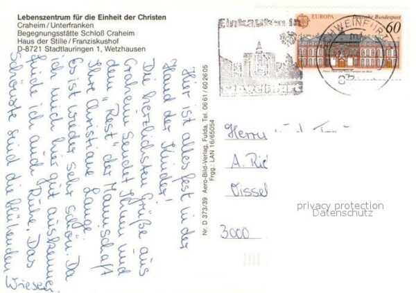 Wetzhausen Fliegeraufnahme Schloss Craheim Haus der Stille Franziskushof – Bild 2