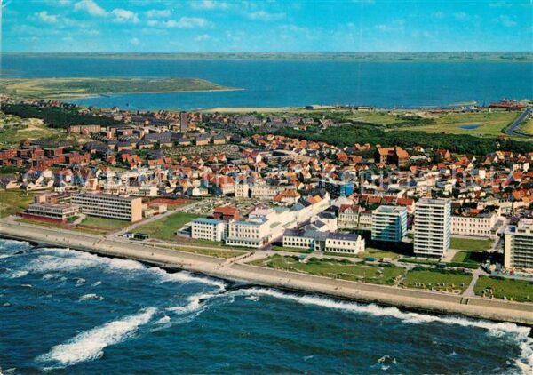 Norderney Nordseebad Fliegeraufnahme Kaiserstrasse