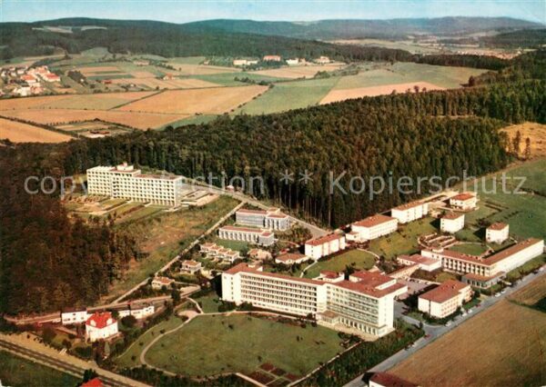 Bad Driburg Sanatorium Berlin Fachklinik Rosenberg Fliegeraufnahme