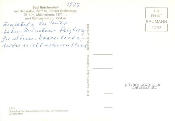 Bad Reichenhall Fliegeraufnahme Reiteralpe Muellnerhorn Ristfeuchthorn – Bild 2