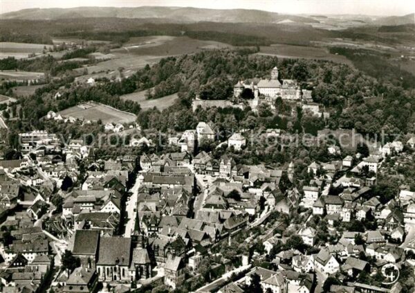 Kronach Oberfranken Veste Rosenberg Fliegeraufnahme