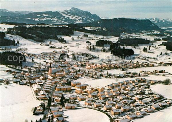Sulzberg Allgaeu Gruenten Fliegeraufnahme