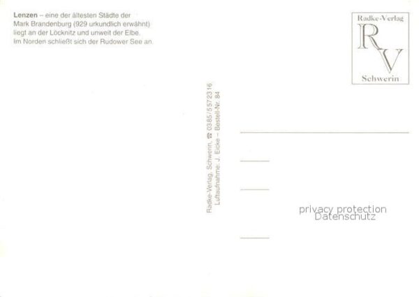Lenzen Elbe Fliegeraufnahme – Bild 2