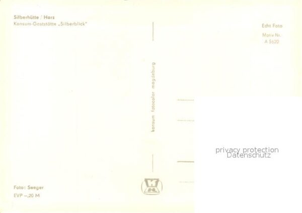 Silberhuette Harzgerode Konsum-Gaststaette Silberblick – Bild 2