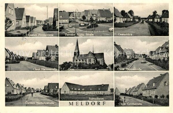 Meldorf Gustav-Frensenweg Claus-Harmsstrasse Theodor-Storm-Strasse