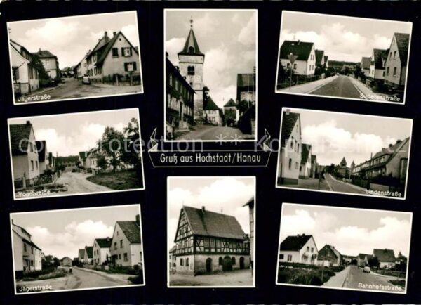 Hochstadt Hessen Jaegerstrasse Sudetenstrasse Lindenstrasse Bahnhofsstrasse