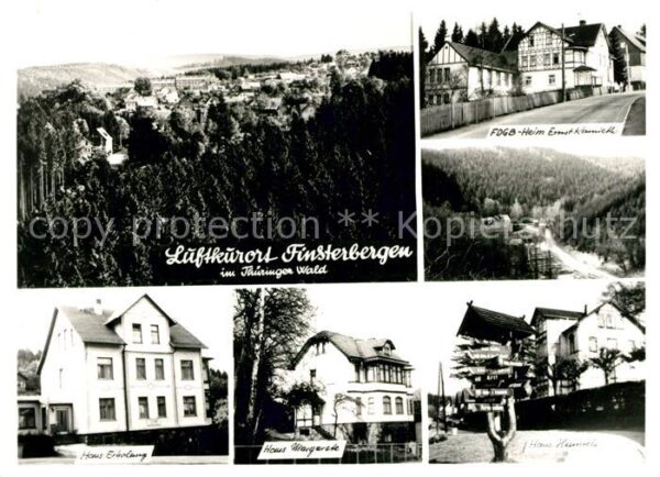 Finsterbergen Heim Ernst Kamieth Haus Erholung Haus Margarete Haus Hainfels