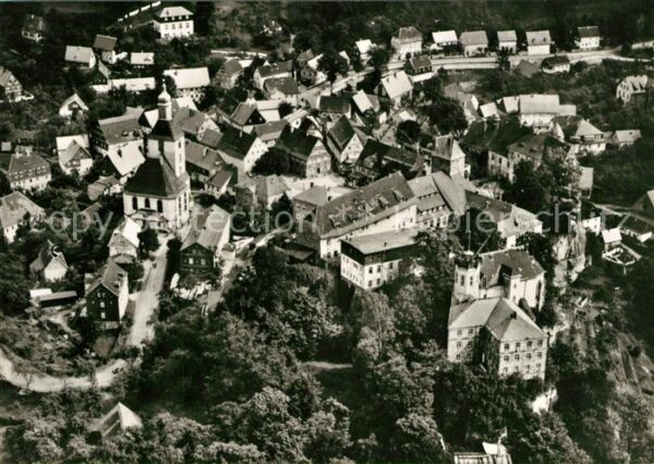 Hohnstein Saechsische Schweiz Burg Kirche Markt Oberer Strasse um 1930 Fliegerau