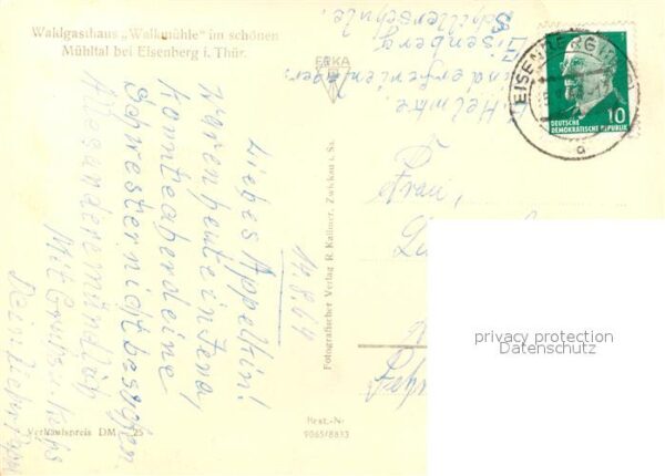 Muehltal Thueringen Waldgasthaus Walkmuehle – Bild 2