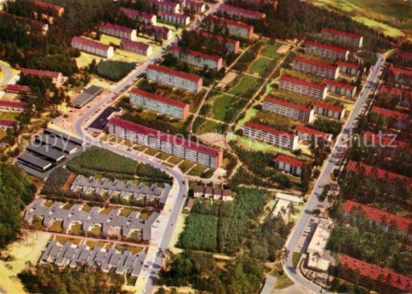 Waldstadt Karlsruhe Fliegeraufnahme