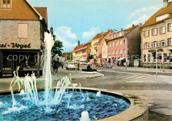 Ruesselsheim Main Friedensbrunnen Frankfurter Strasse