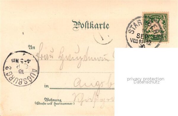 Starnberg Ruedrclubhaus Litho – Bild 2