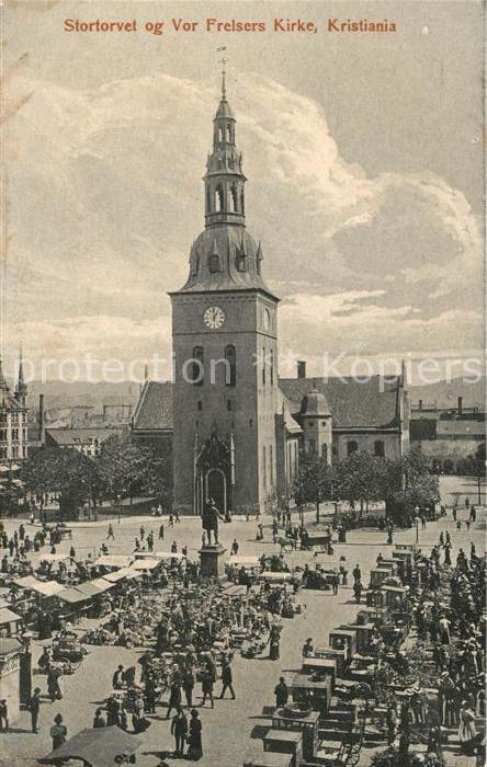Kristiania  Fjord  Oslo Norge Frelsers Kirke