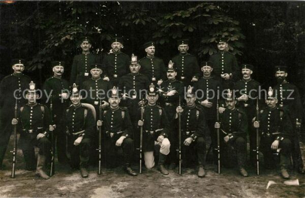 Potsdam Garde-Jaeger-Bataillon Gruppenfoto
