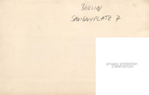 Berlin Savignyplatz 7 Wilszek – Bild 2
