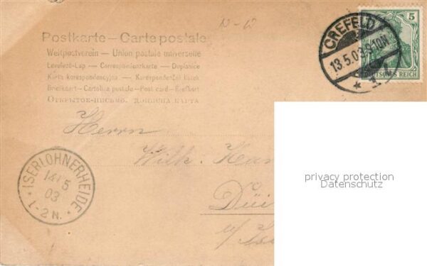 Krefeld Ehrendamen Empfang der Kaiserl Majestaeten – Bild 2