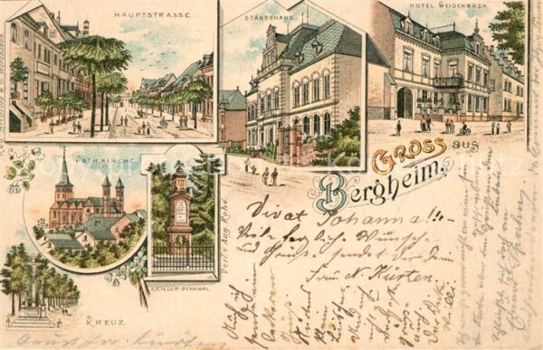 Bergheim Erft Katholische Kirche Hauptstrasse Standenhaus